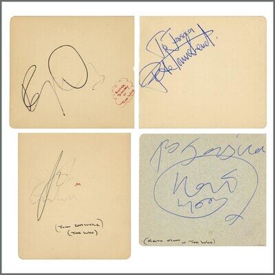 The Who 1960s Autographs (UK)