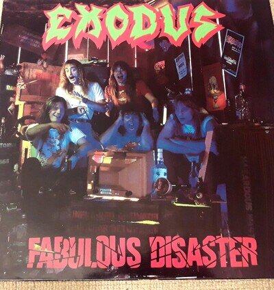 Exodus - Fabulous Disaster Vinyl LP. 1988 EXCELLENT CONDITION.