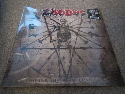EXODUS -EXHIBIT B- AWESOME LIMITED EDITION PRESS LP VINYL GOLD SLAYER SODOM NEW