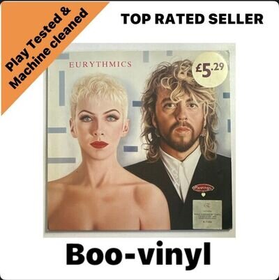 Eurythmics - Revenge ~ Vinyl LP Record 80s Pop + Inner Lyric EX / EX
