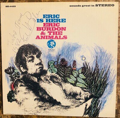 Eric Burdon & The Animals – Eric Is Here -SIGNED by Eric Burdon!
