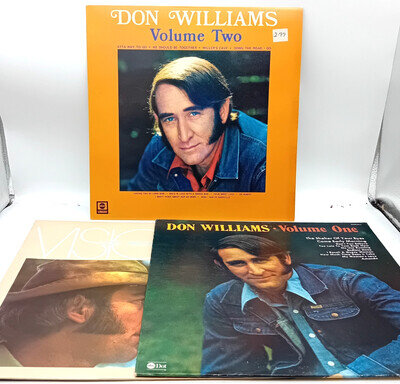 3X DON WILLIAMS Vinyl LPS Inc: Visions / Volume One / Volume Two