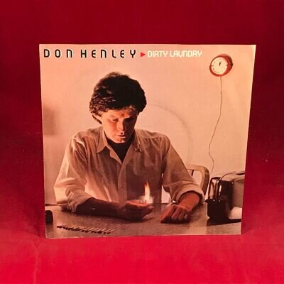 DON HENLEY Dirty Laundry 1982 UK 7" Vinyl Single original 45 Eagles Lilah