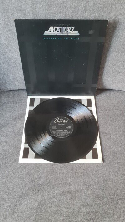 Alcatraz Disturbing The Peace Vinyl LP Emi Records 1985