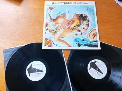 DIRE STRAITS ALCHEMY DOUBLE LP SET 2984 VERTIGO (VERY11 818 243-1)