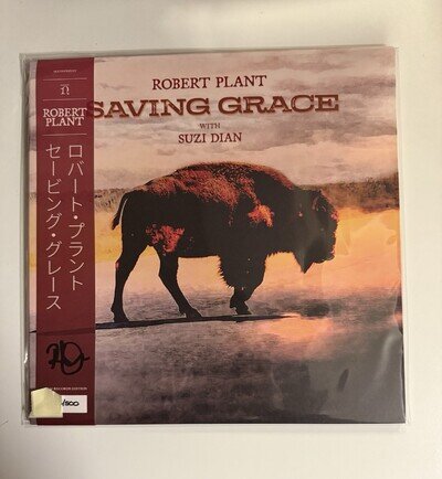 Robert Plant - Saving Grace 12” Punch Coloured Vinyl + Signed Obi