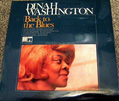 Dinah Washington - Back To The Blues - Vinyl LP - Played Once - Excellent!