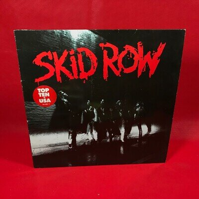 SKID ROW Skid Row 1989 German vinyl LP + INNER debut Youth Gone Wild 18 And Life