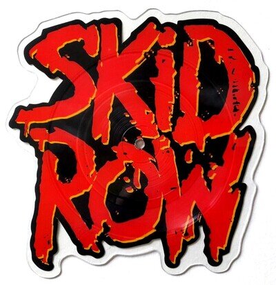 NM/NM Skid Row Eighteen 18 And & Life Shaped Vinyl Picture Disc 1989 Near Mint