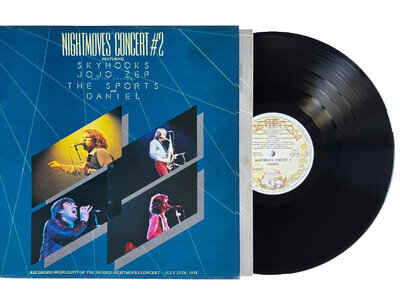 Nightmoves Concert 2 Vinyl Record Skyhooks Jo Jo Zep The Sports Daniel 1978