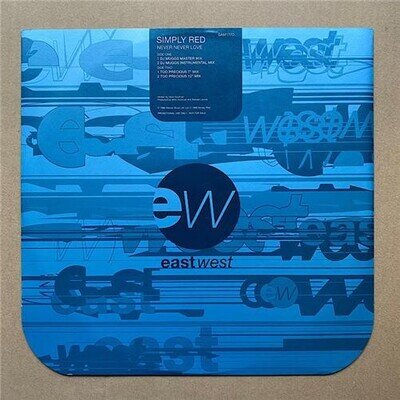 SIMPLY RED NEVER NEVER LOVE 12" 1996 4 MIX PROMO - nice clean copy
