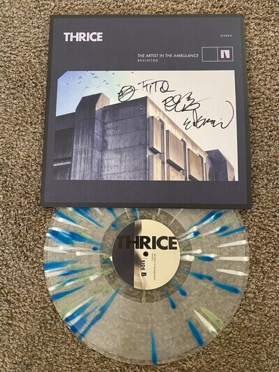 Thrice Artist In The Ambulance Revisited Signed Autographed Limited 300 Vinyl LP