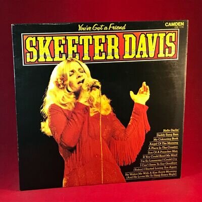 SKEETER DAVIS You've Got A Friend 1971 UK vinyl LP Camden record
