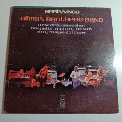 The Allman Brothers Band / Beginnings 1973 DOUBLE LP / BLUES ROCK / VG++ FAST