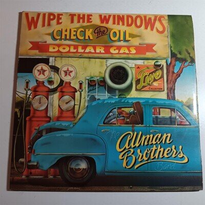 The Allman Brothers Band / Wipe The Windows 1976 DOUBLE LP / BLUES ROCK / EX