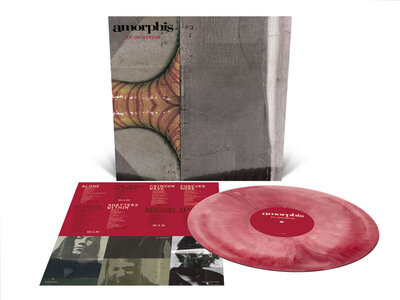 Amorphis Am Universum LP Bone White Oxblood Galaxy Effect Merge Vinyl NEW