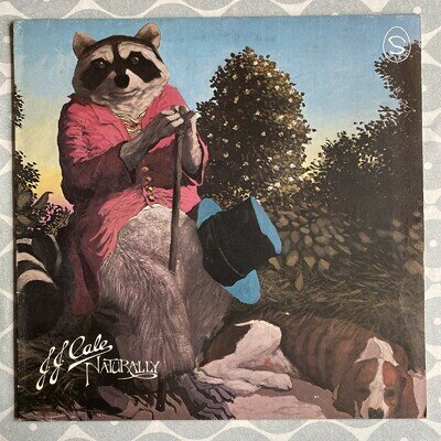 J J CALE - Naturally - 1ST PRESS VINYL LP - EX Vinyl A-1 / B-1