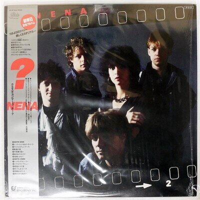 NENA ?(FRAGEZEICHEN) EPIC 283P544 Japan OBI SHRINK VINYL LP