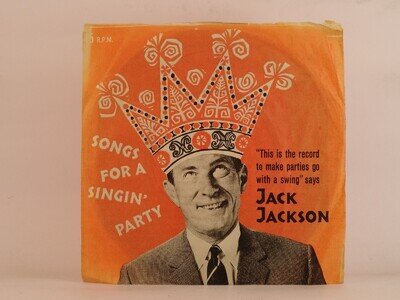 JACK JOHNSON SONGS FOR A SINGIN' PARTY (102) 2 Track 7" Single including Picture