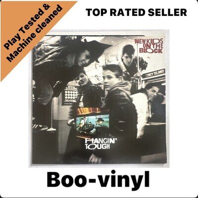 New Kids On The Block Hangin’ Tough LP Album Vinyl Record EX / EX