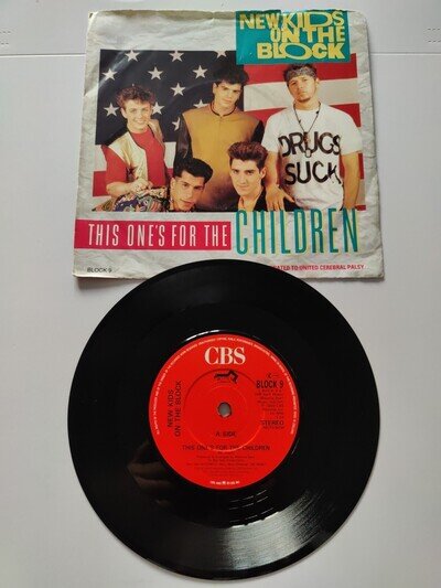 New kids on the block this ones for the children 7" vinyl record