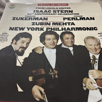 Isaac Stern, Pinchas Zukerman, Itzhak Perlman, Zubin Mehta, The New York Phil...