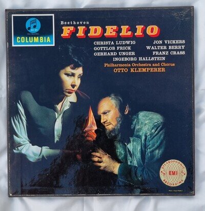 SAX 2451-2453 Beethoven Fidelio Ludwig Klemperer 3LP