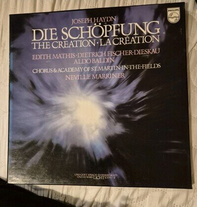 Haydn The Creation- Neville Marriner Die Schöpfung 2Lp Vinyl Box Set NM