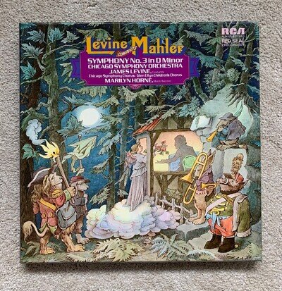 Levine Conducts Mahler - Symphony No. 3 In D Minor 2 LP Box Set - RCA (RL 01757)
