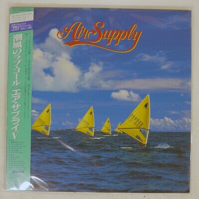 AIR SUPPLY AIR SUPPLY V ARISTA 28RS6 Japan OBI VINYL LP