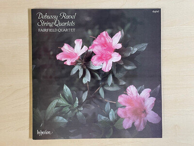 DEBUSSY & RAVEL String Quartets - FAIRFIELD QUARTET - HYPERION ST LP UK 1986.