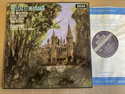 SET 277/9 Debussy Pelleas & Melisande Ansermet W/B 3 LP box