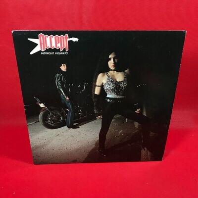 ACCEPT Midnight Highway 1983 USA vinyl LP Breaker Helldriver Lady Lou China Lady