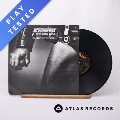 Accept Balls To The Wall A1 B1 Lyric Sheet LP Album Vinyl Record - VG+/EX