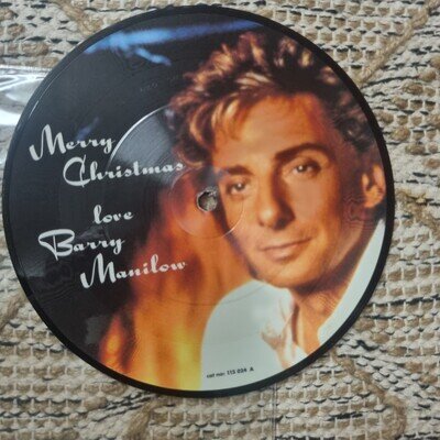 Barry Manilow – Jingle Bells 1991 Arista PICTURE DISC 7”