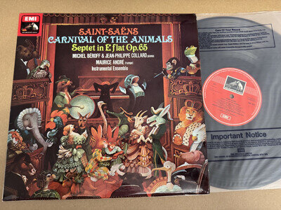 ASD 3448 Saint-Saens Carnival Of The Animals Michel Beroff Jean-Philippe Collard