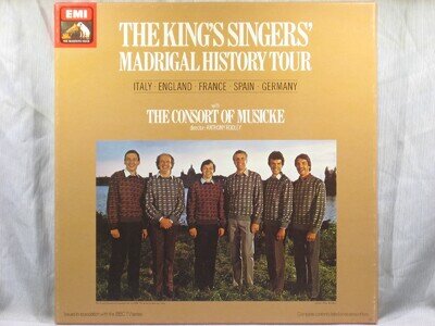 The King's Singers' Madrigal History Tour - 2LP Box Set EMI HMV SLS 1078393