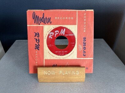 B.B King Jump With You Baby / Lonely & Blue US 1955 7” Vinyl VG+