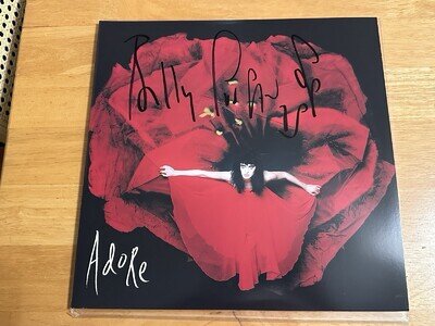 Smashing Pumpkins Adore Signed Autographed Vinyl LP Gray Marble Billy Corgan New