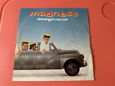 Madness Driving In My Car 12” Vinyl Single SIGNED