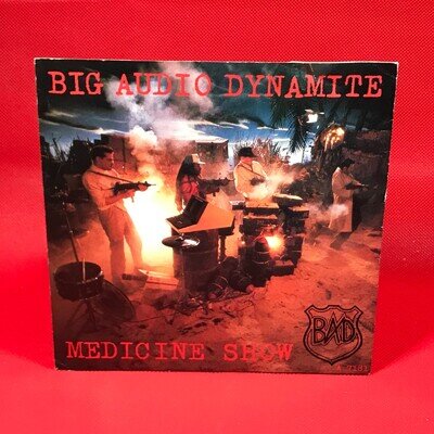BIG AUDIO DYNAMITE E=MC2 1986 UK 7" vinyl single EXCELLENT CONDITION B.A.D. *