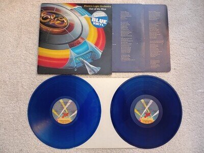 Electric Light Orchestra Out Of The Blue Double LP Album Vinyl Record -VG/EX/EX