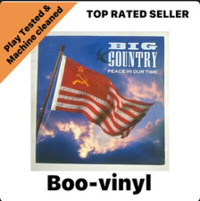 Big Country ~ Peace In Our Time ~ 12” Vinyl Record Single EX / EX Condition