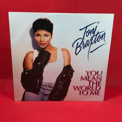 TONI BRAXTON You Mean The World To Me 1993 UK 3-track 12" vinyl single record B