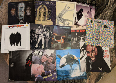 13 x Album & 12" Record Sleeves ALL WITHOUT Vinyl - Aphex Twin Ventolin+ 12 more