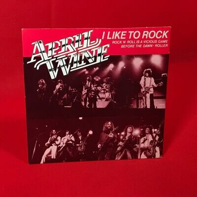 APRIL WINE I Like To Rock EP 1979 UK 4-track 7" vinyl EP original 45 Roller