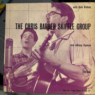 The Chris Barber Skiffle Group 7" EP with Dick Bishop