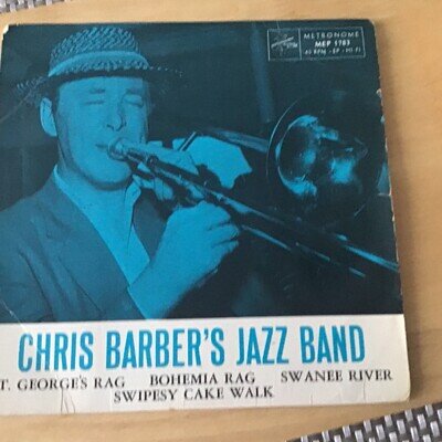 Chris Barber’s Jazz Band 7” Vinyl EP Record Denmark Metronome Rare MEP 1783