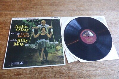 Anita O'Day Swings Cole Porter With Billy May UK 1st HMV CLP 1332 Vocal Jazz LP
