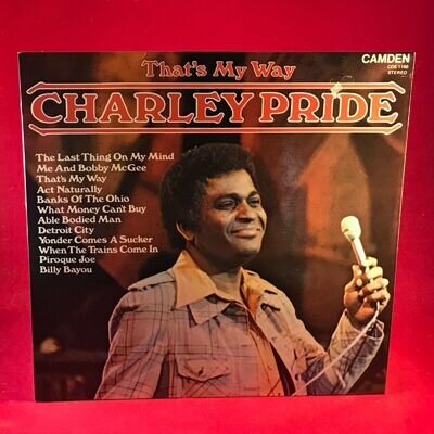 CHARLEY PRIDE That's My Way - 1978 UK Vinyl LP EXCELLENT CONDITION